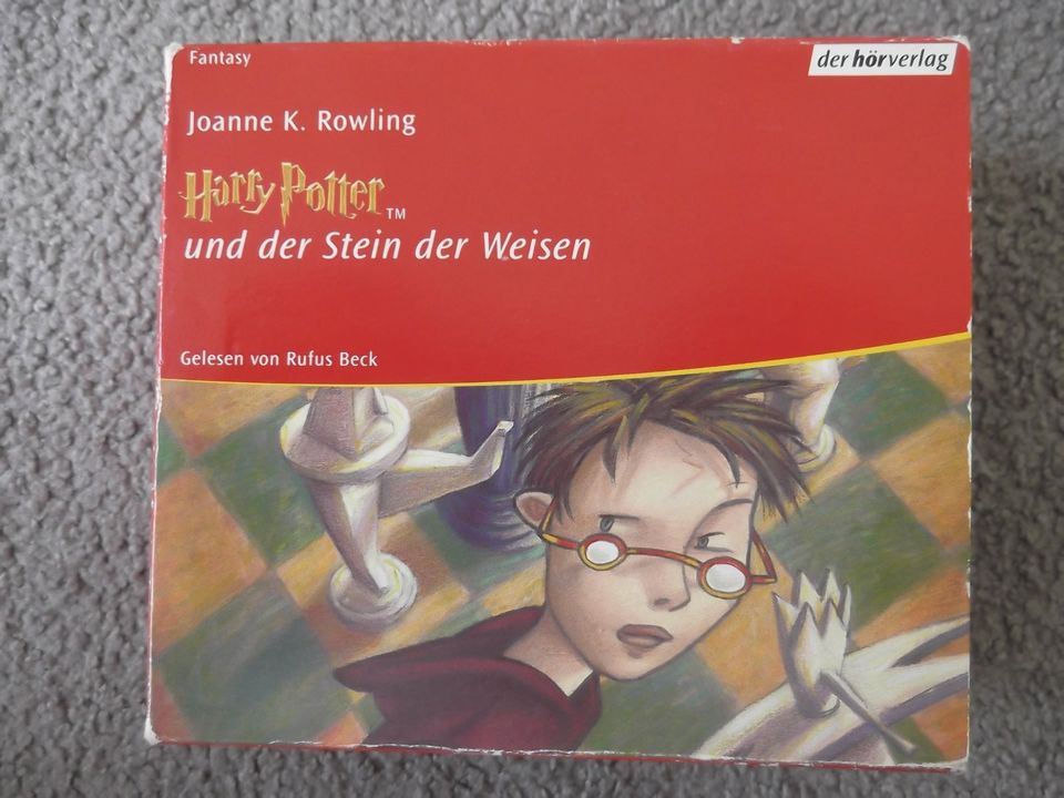 9 CDs Harry Potter, der Stein der Weisen, gelesen von Rufus Beck in Bad Nauheim