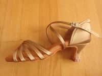 Latein Tanzschuhe Riemchen, Satin gold, Gr. 38 Berlin - Charlottenburg Vorschau