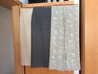 3 lange Röcke , Größe 42 - grau-beige-geblümt Münster (Westfalen) - Angelmodde Vorschau