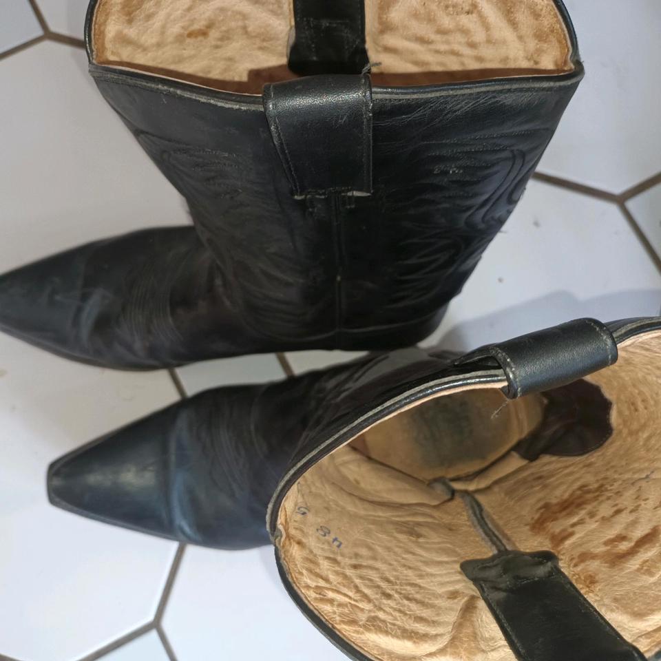 Leder Western Cowboy Biker Stiefel Boots Größe 48 Männer in Burgthann 