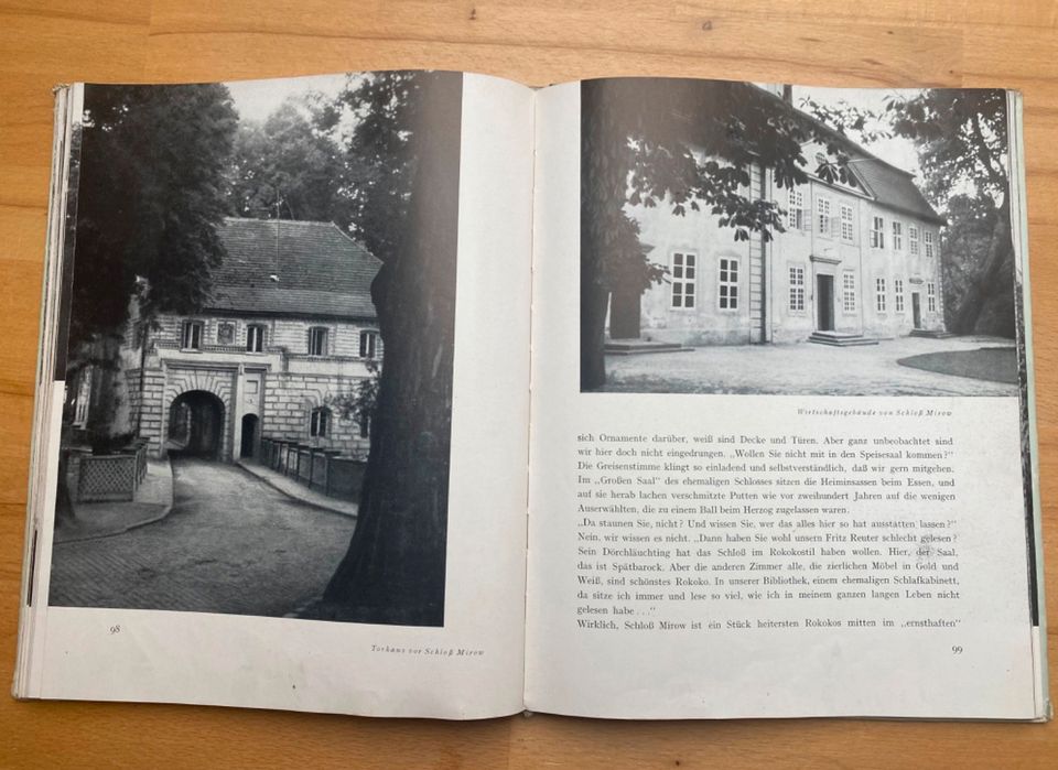 Alte Reisebeschreibung von Mecklenburg von 1953 in Aken