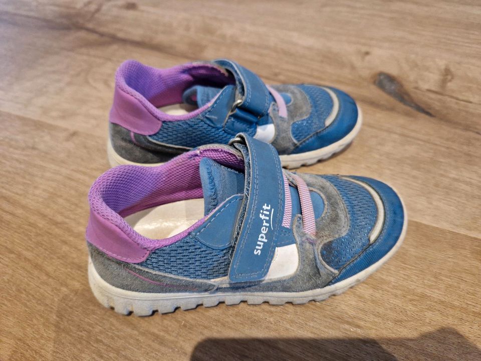 Superfit Turnschuh blau lila Größe 29 in Otzberg