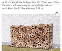 Stapelhilfe für Brennholz aus verzinktem stahl v. Wolfcraft Baden-Württemberg - Bad Waldsee Vorschau