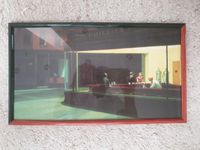 EDWARD HOPPER, NIGHTHAWKS, BILD POSTER INCL. RAHMEN, Baden-Württemberg - Kirchardt Vorschau