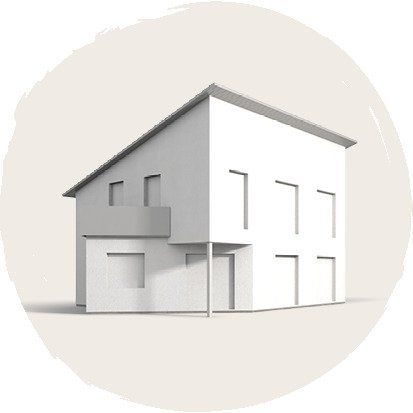 Geräumiges Einfamilienhaus mit kompakten Außenmaßen und großzügigem Innenraum. Mit Grundstück in Kehl