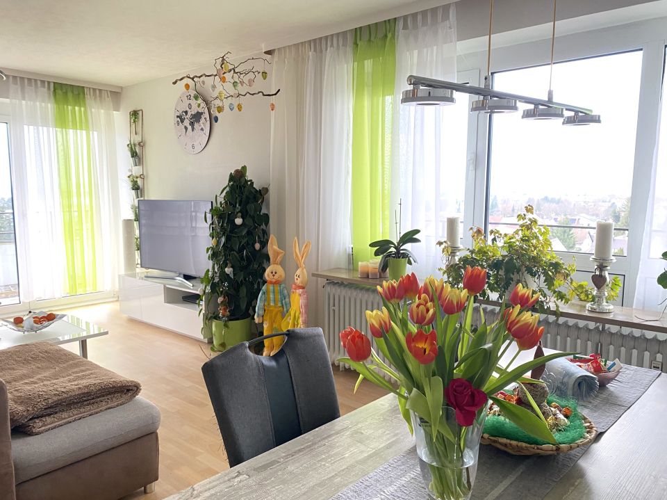 Einzigartiges Wohnerlebnis: 2-Zimmer-Wohnung mit umlaufendem Balkon in Dillingen (Donau)