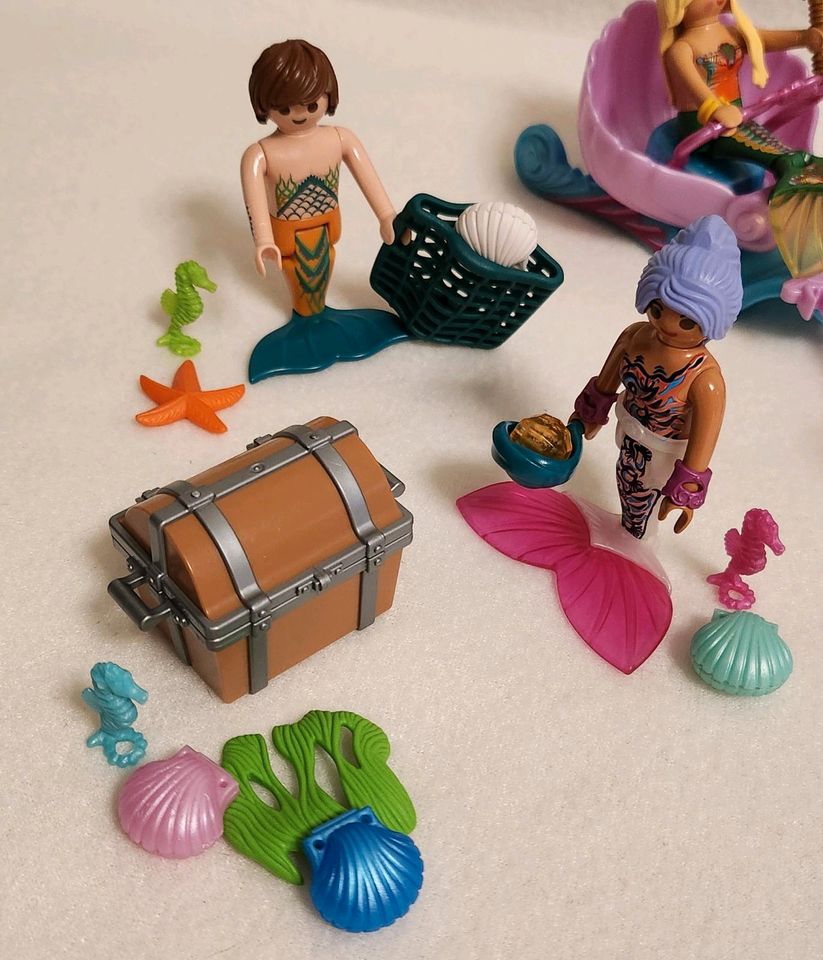 Playmobil Meerjungfrau,Magic,Unterwasser,Nixe,See,Delfin,Seepferd in Tarp