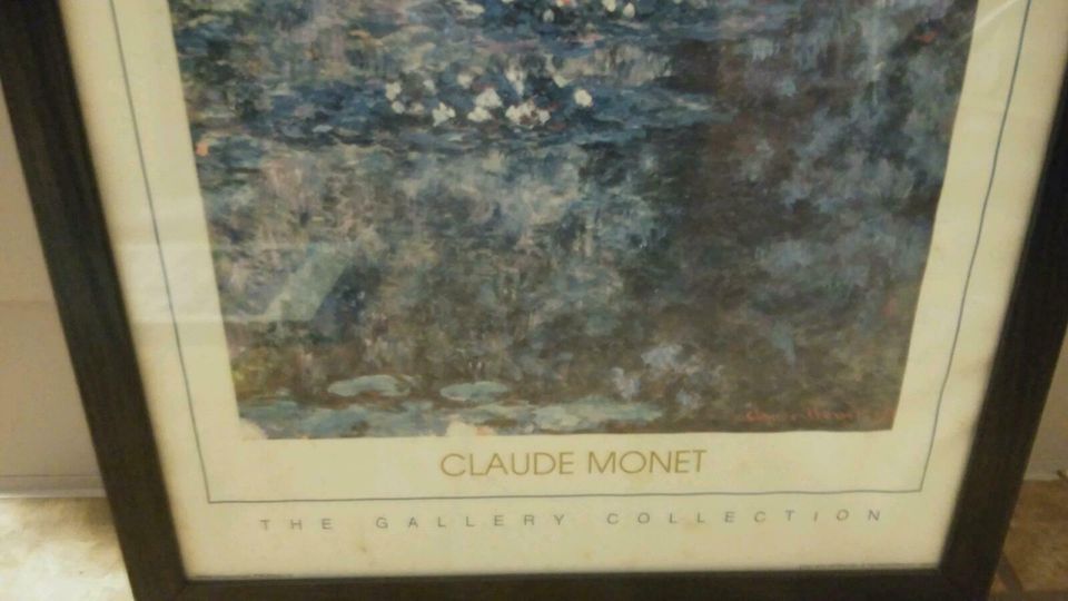 Kunstdruck Monet  im Holzrahmen in Cham