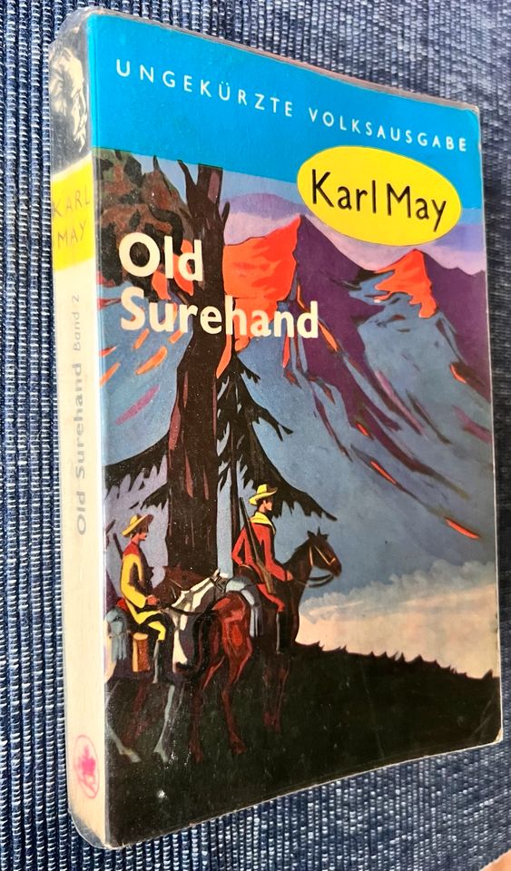 3 Taschenbücher Karl May: „Old Surehand“ 1+2, „Der Schut“ 1952/53 in Hesel