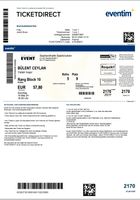1 Ticket Bühlen Ceylan 19.05.24 18.00 Uhr Saarbrücken Saarland - Schiffweiler Vorschau