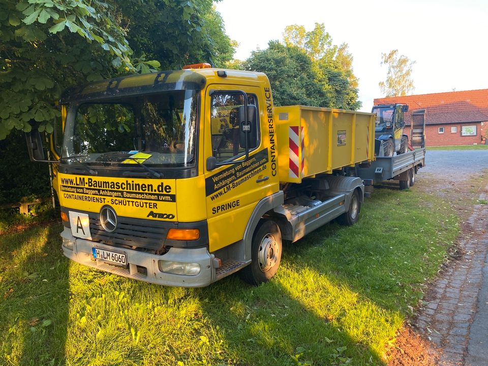 Transporte Abschleppdienst Auto + Baumaschinentransporte in Springe