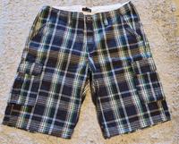 Herren kurze Hose, Bermuda, W34, John Devin, schwarz/ weiß/ grün Mecklenburg-Vorpommern - Teldau Vorschau