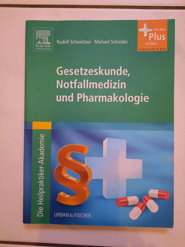 Gesetzeskunde, Notfallmedizin, Pharma., Elsevier, Heilpraktiker in Mannheim