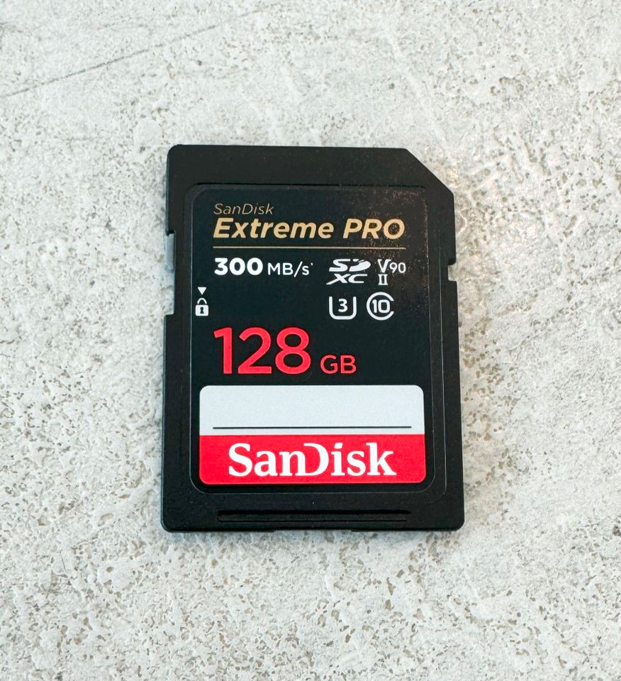 SanDisk Extreme Pro Speicherkarte (128GB, 300MB/S UHS-II V90) in München