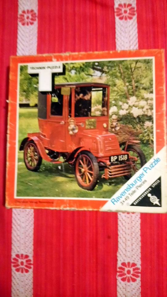 Puzzle Oldtimer Ravensburger 3 x 49 Teile 60ziger Jahre in Bonn