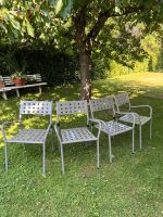 4 Stück Gartenstühle, Metall, grau, zum Stapeln Bayern - Ering Vorschau