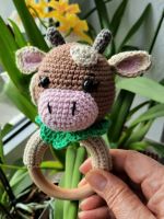 Babyrassel, Greifling, Kuh,Amigurumi, Baby, Handarbeit, BW Baden-Württemberg - Burgrieden Vorschau