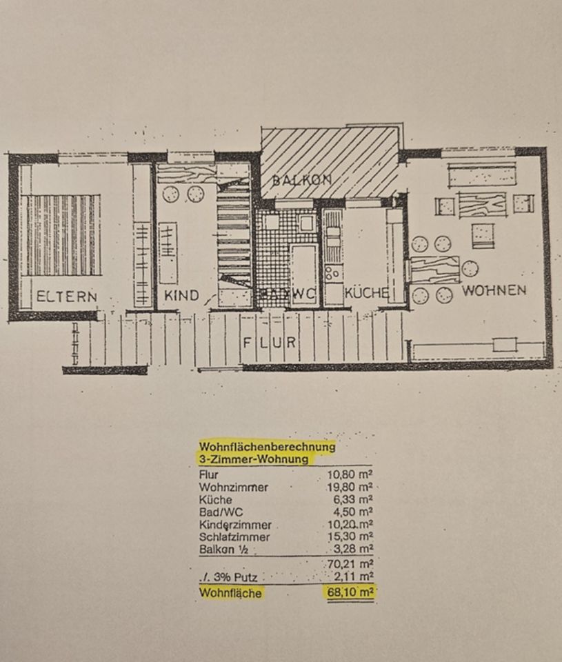 Schöne helle 3-Zimmer EG Wohnung mit Balkon inkl. Kfz-Stellplatz in Kressbronn am Bodensee