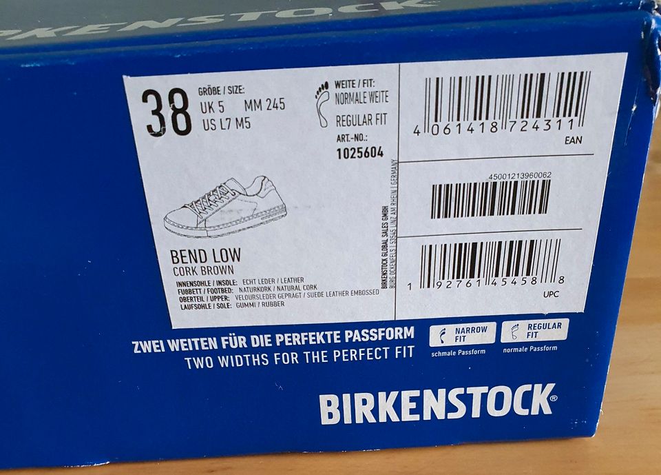 Birkenstock / Leder gr.38 in Braunschweig