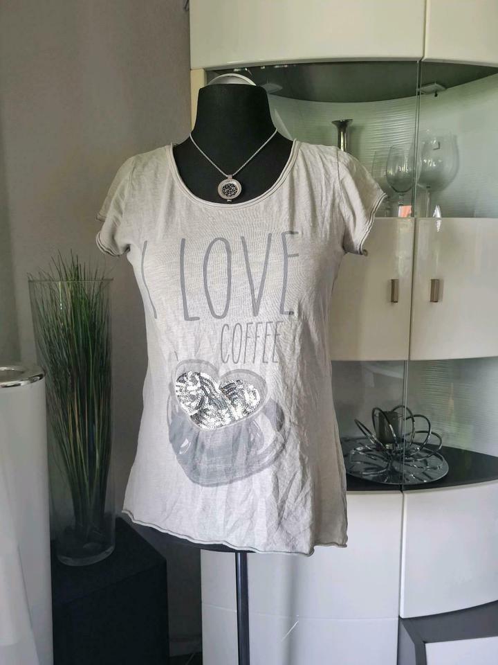 Made in Italy T-Shirt Shirt Blusenshirt Oberteil Tunika 40 42 in Eberstadt