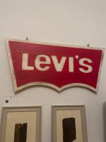 Schicke Levi’s Werbung aus schwerem Holz B 85 cm WERBETAFEL Hamburg-Mitte - Hamburg Hamm Vorschau