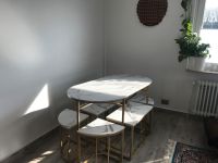 ♥️ Esstisch Marmoroptik ♥️ weiß Küche Bänke Gold Möbel Stühle Wandsbek - Steilshoop Vorschau