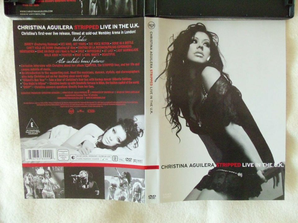Christina Aguilera DVD ,,Stripped live in the U.K.,, für nur 5 € in Espenau