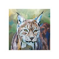 Wandbild Luchs Acryl auf Leinwand 40 x 40 cm Leipzig - Altlindenau Vorschau