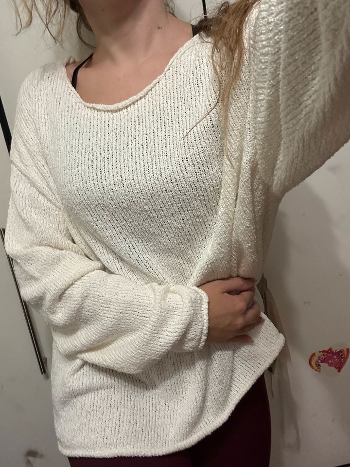 Schöner Strickpulli weiß asos Design Größe M in Nürnberg (Mittelfr)