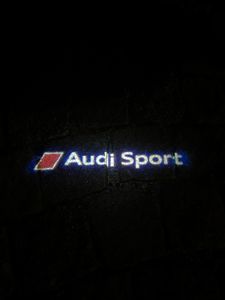 2PCS Auto Logo Tür Willkommen Licht LED Projektor Auto Zubehör Dekoration  Für Audi Sline A4 B8 B6 B7 B9 a6 C7 C6 C5 A3 8P 8V 8L