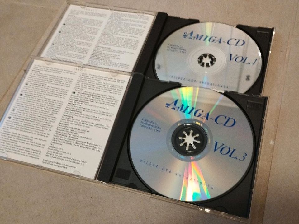 Amiga-CD Volume 1 & 3 - Bilder & Animationen - Software Sammlung in Ober-Olm