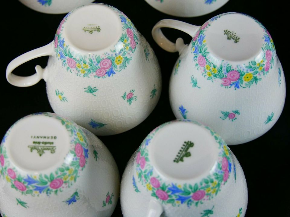 Rosenthal Romanze - Bunt - Blumen - Teller/Tassen/Kaffeekannen in Hiltrup