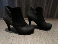 Glitzer High Heel Stiefelette Gr.39 schwarz Jane Klain Nordrhein-Westfalen - Bottrop Vorschau