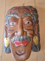 Wandmaske Maske Wandmaske Holz vintage Maske Holz geschnitzt Nordrhein-Westfalen - Schwerte Vorschau