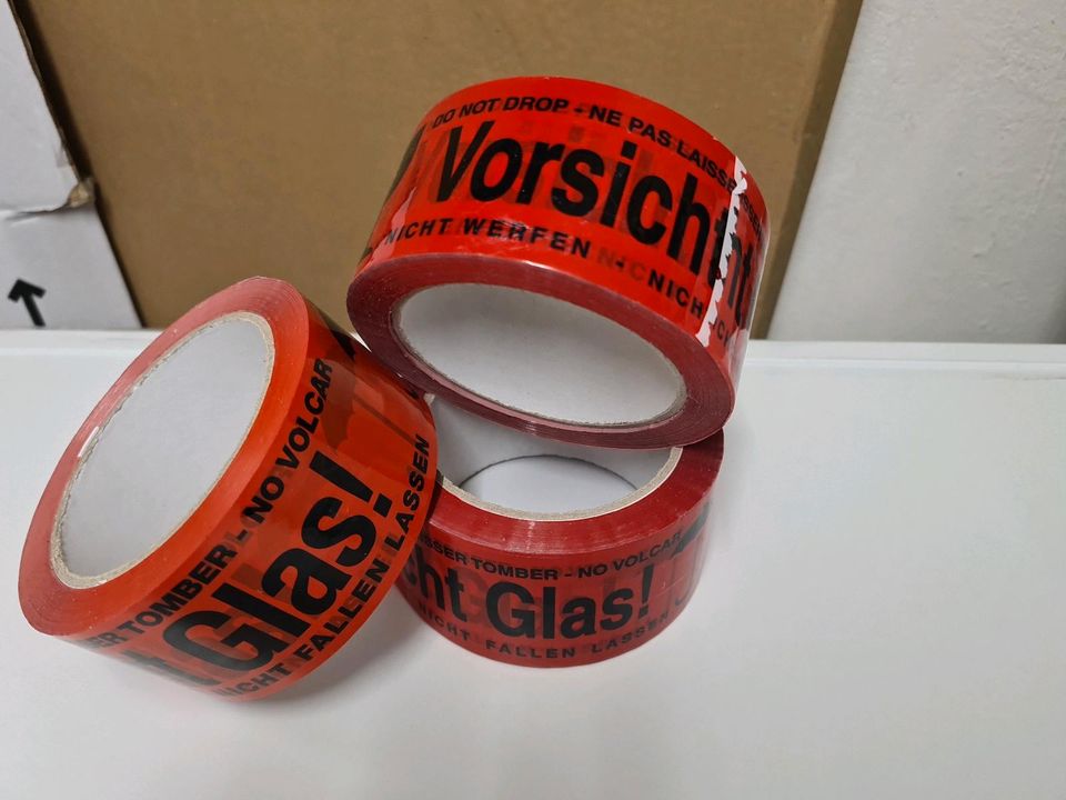 Bedrucktes Klebeband Vorsicht Glas! NEU 1 Rolle oder 2...3...4... in  München - Sendling-Westpark | eBay Kleinanzeigen ist jetzt Kleinanzeigen
