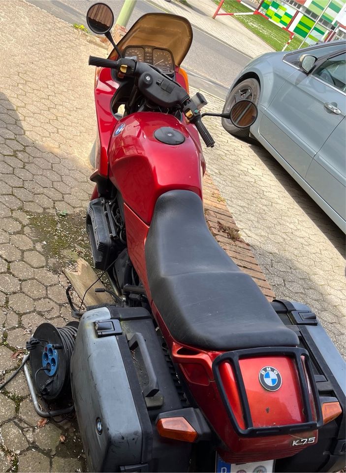 Motorrad Rote BMW 7.5s in Mechernich