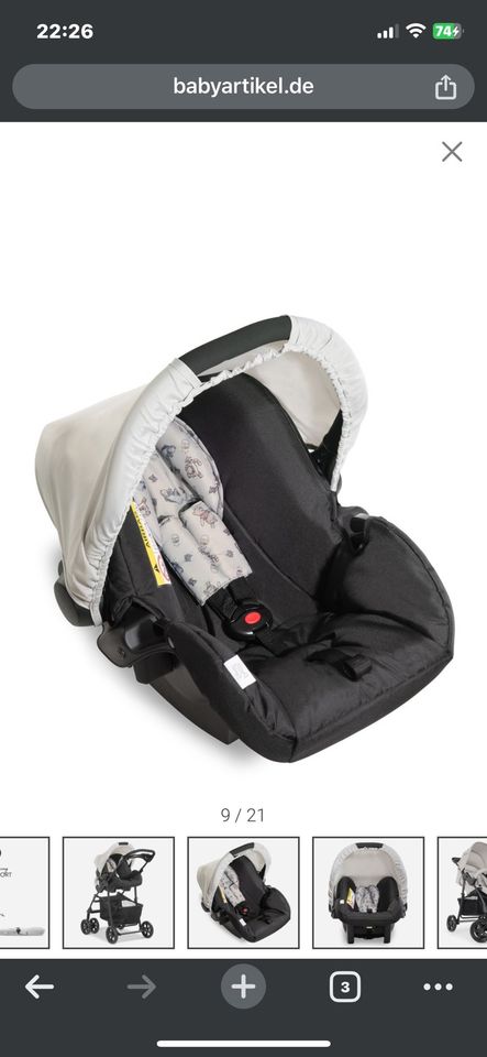 Hauch Kinderwagen 3 in 1 in Mühlacker