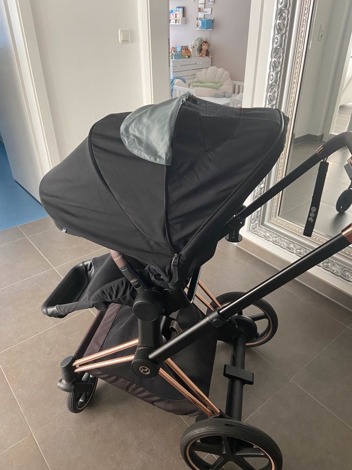 Cybex e-Priam Roségold/ schwarz mit Elektromotor in Kempten