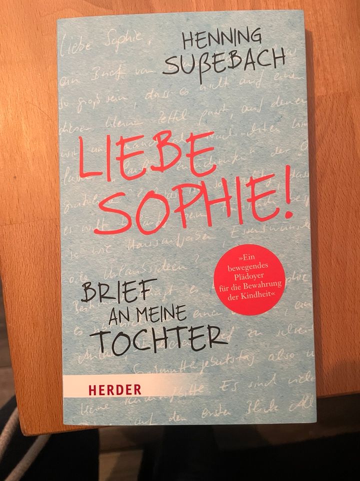 Buch „Liebe Sophie“ Brief an meine Tochter in Achim