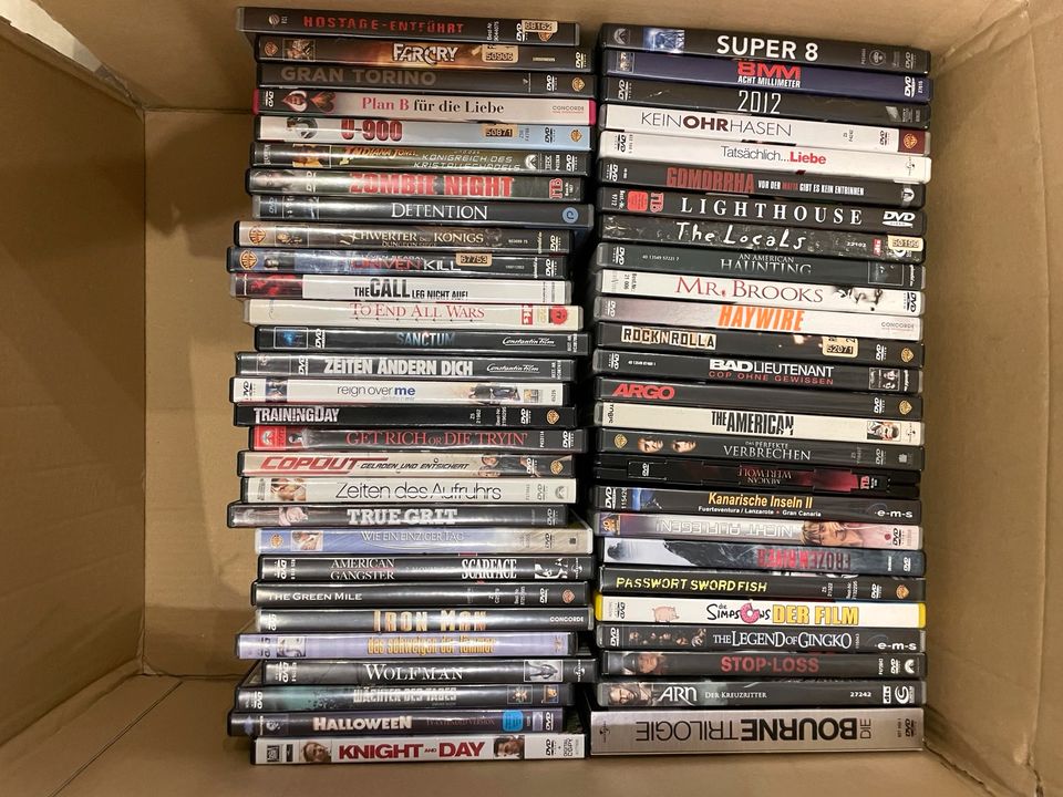 XXL DVD Blue Ray Sammlung über 150 Stück Filme große Filmsammlung in Lehre