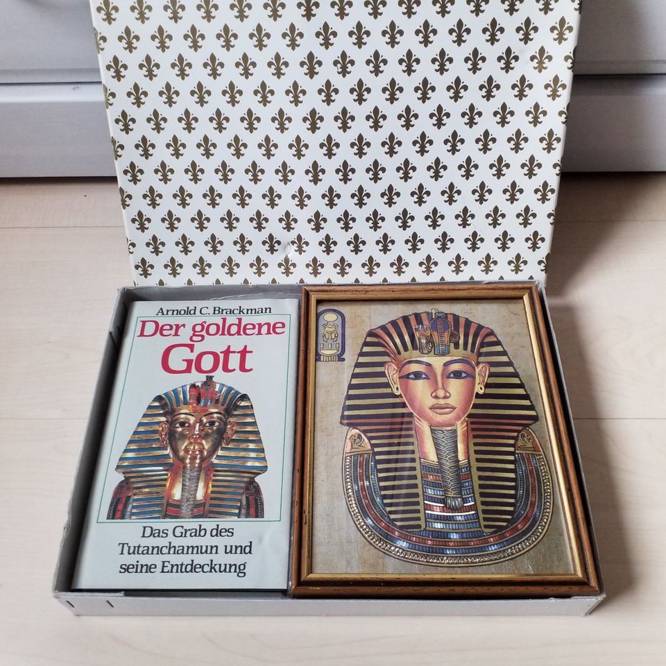 Das Grab des Tutanchamun Bilder Buch Geschenkset Rarität Ägypten in Wasserliesch