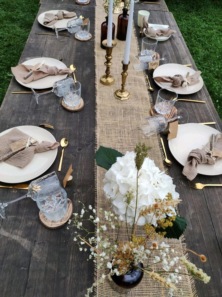 Goldbesteck mieten leihen f. Hochzeit Goldenes Besteck Vermietung in Würzburg