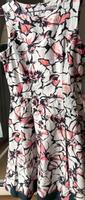 Kleid Blumen weiß-rosé-schwarz Gr. 36 Frankfurt am Main - Westend Vorschau