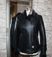 BLUFIN Jacke Luxus Damen Lammfelljacke echter Leder Pilotenjacke Nordrhein-Westfalen - Paderborn Vorschau