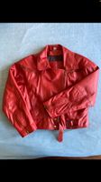 Lederjacke Vintage Echtleder rot M Hamburg Barmbek - Hamburg Barmbek-Süd  Vorschau