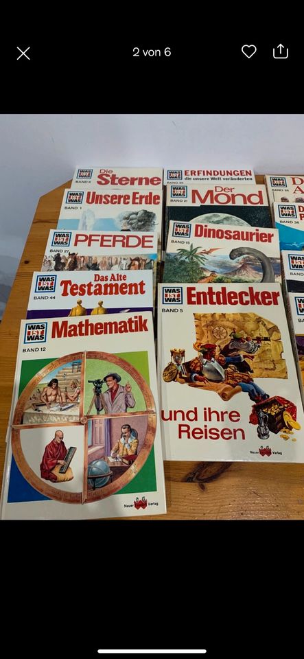 21 Kinder/Wissensbücher aus der Reihe „Was ist Was?“ in Hettenleidelheim