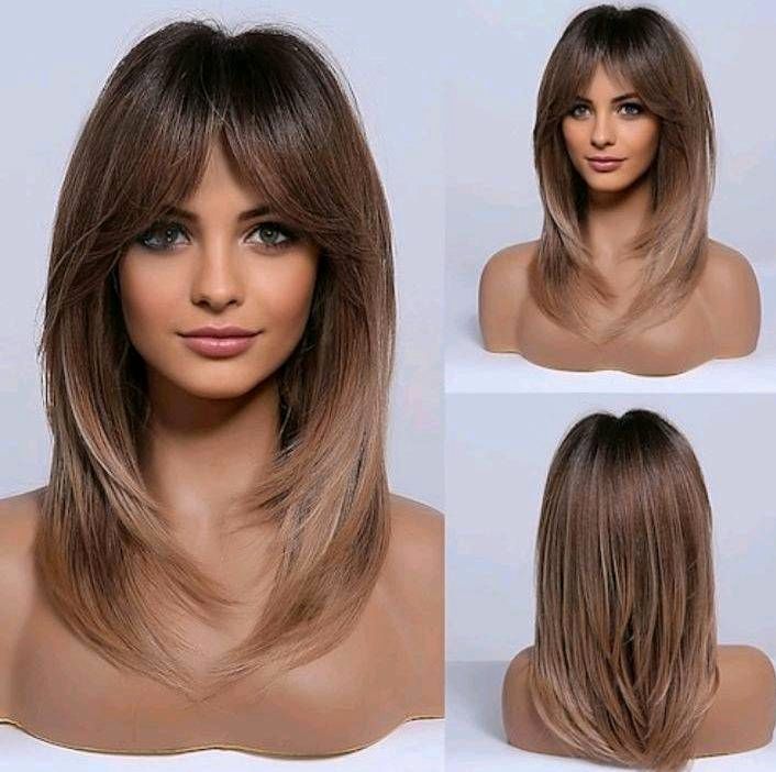 ***Mittelblonde Perücke Ombré Haare Mittellang*** in Köln