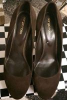 Sergio Rossi damen High Heels gr.40,5 braun fast neu, Wildleder Frankfurt am Main - Niederursel Vorschau