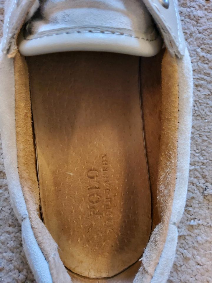 Polo Ralph Lauren Sneaker Wildleder beige weiß hellgrau 39 in Tübingen