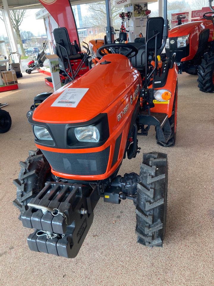 Kubota EK1261 incl. Frontgewichten Sofort Lieferbar in Schleswig